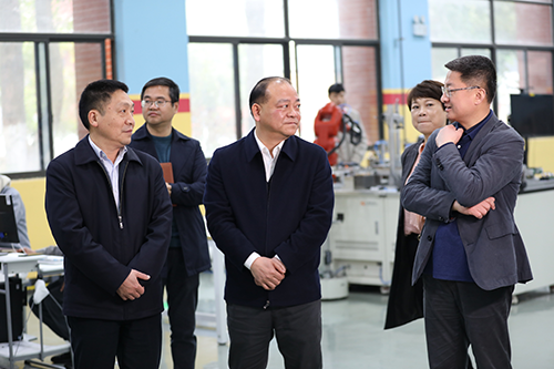 株洲市人社局党组书记、局长潘庆一行到平博app官方版下载调研湖南省第一届职业技能大赛赛事准备情况